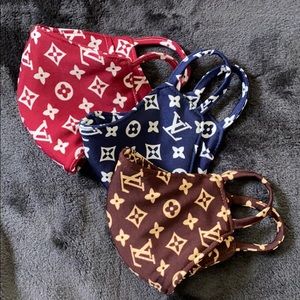 Set of 3 printed adult face masks